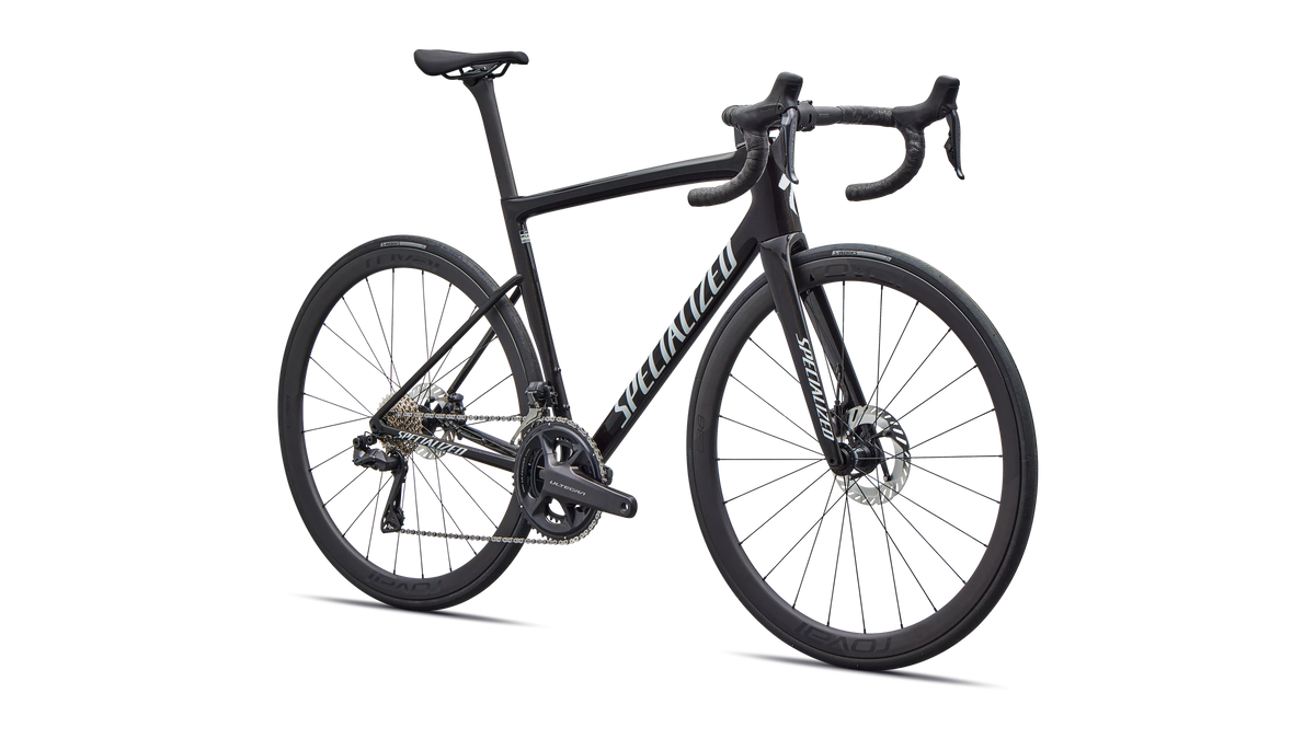 Specialized TARMAC SL8 EXPERT DI2 Gloss Obsidian Metallic / Super Red Pearl Over White