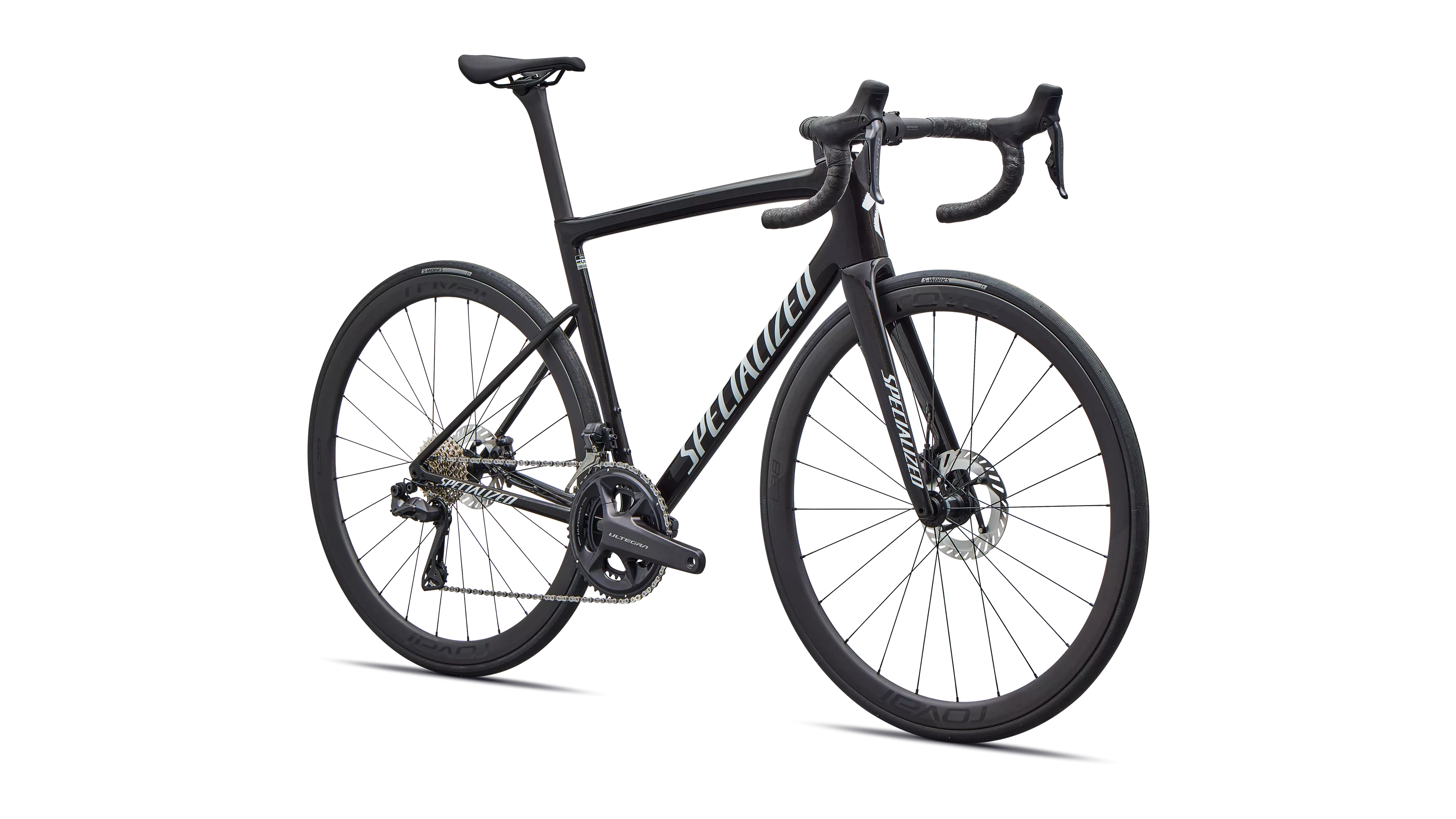 Specialized TARMAC SL8 EXPERT DI2 Gloss Obsidian Metallic / Super Red Pearl Over White