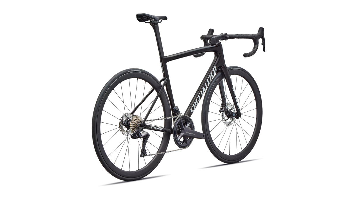 Specialized TARMAC SL8 EXPERT DI2 Gloss Obsidian Metallic / Super Red Pearl Over White