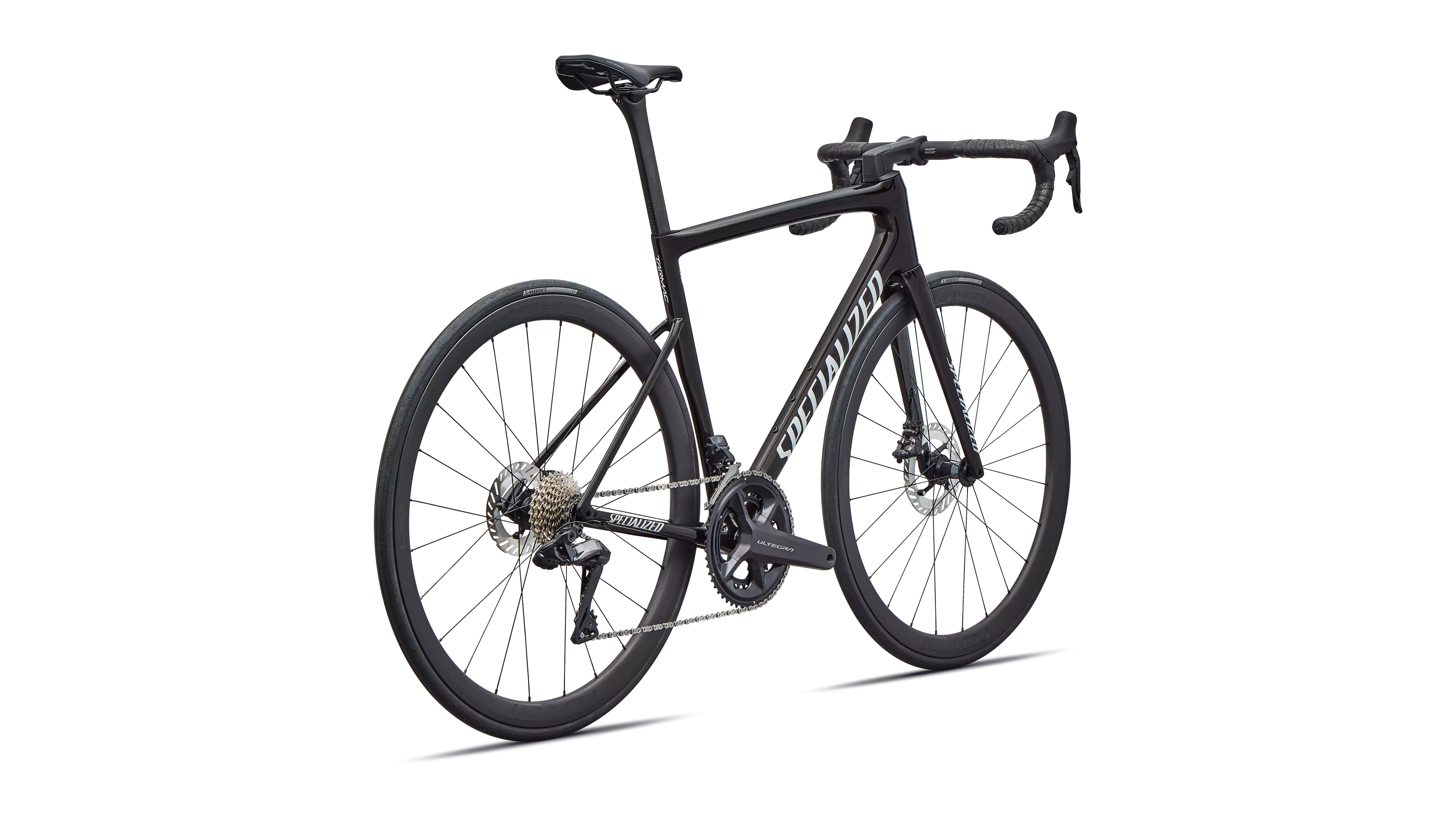 Specialized TARMAC SL8 EXPERT DI2 Gloss Obsidian Metallic / Super Red Pearl Over White