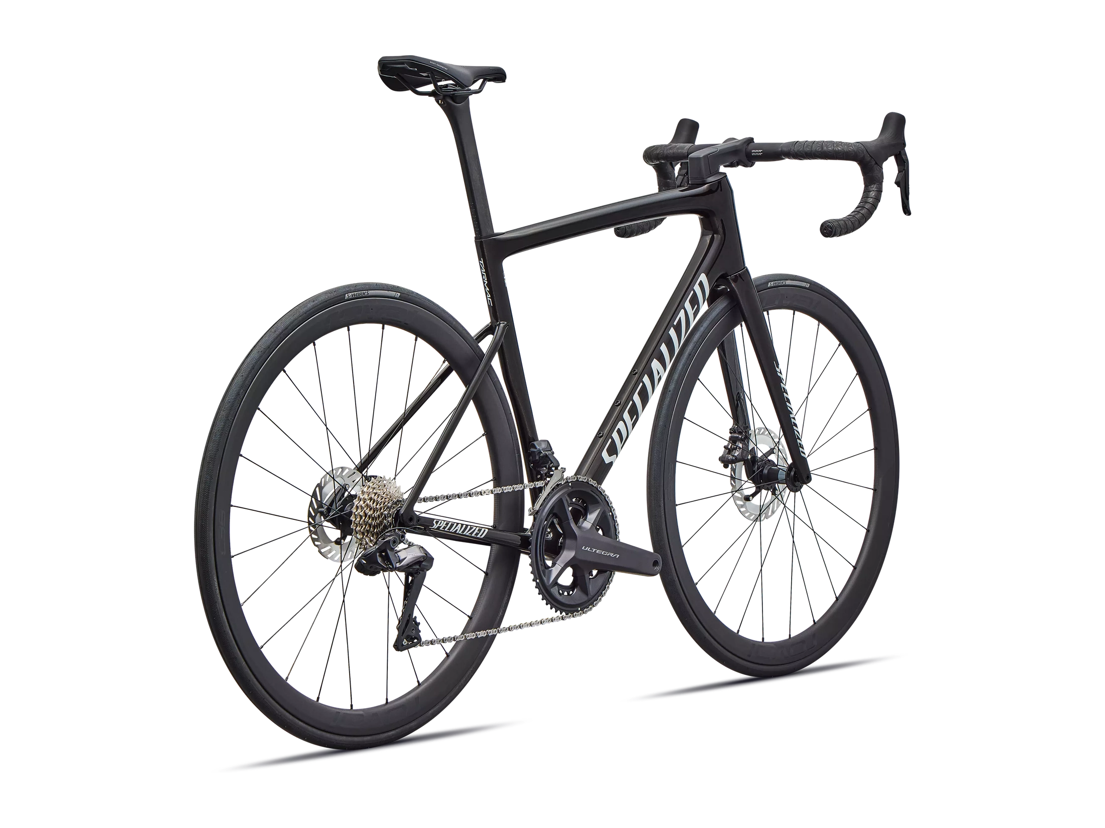 TARMAC SL8 EXPERT DI2 Gloss Obsidian Metallic / Super Red Pearl Over White 54