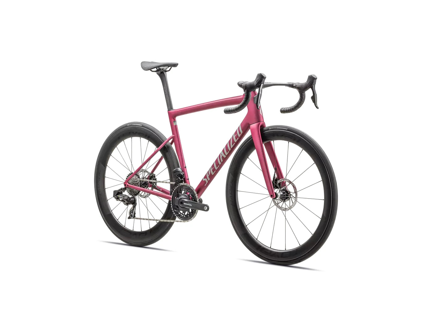 TARMAC SL8 PRO ETAP Satin Pink Tint Over Silver Dust / Silver Dust 52