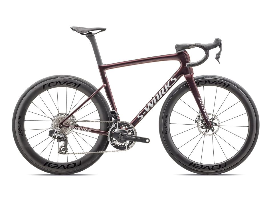 Specialized TARMAC SL8 SW ETAP Gloss Solidity / Red to Black Pearl / Metallic White Silver