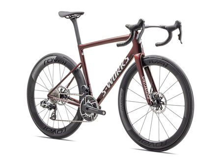 Specialized TARMAC SL8 SW ETAP Gloss Solidity / Red to Black Pearl / Metallic White Silver
