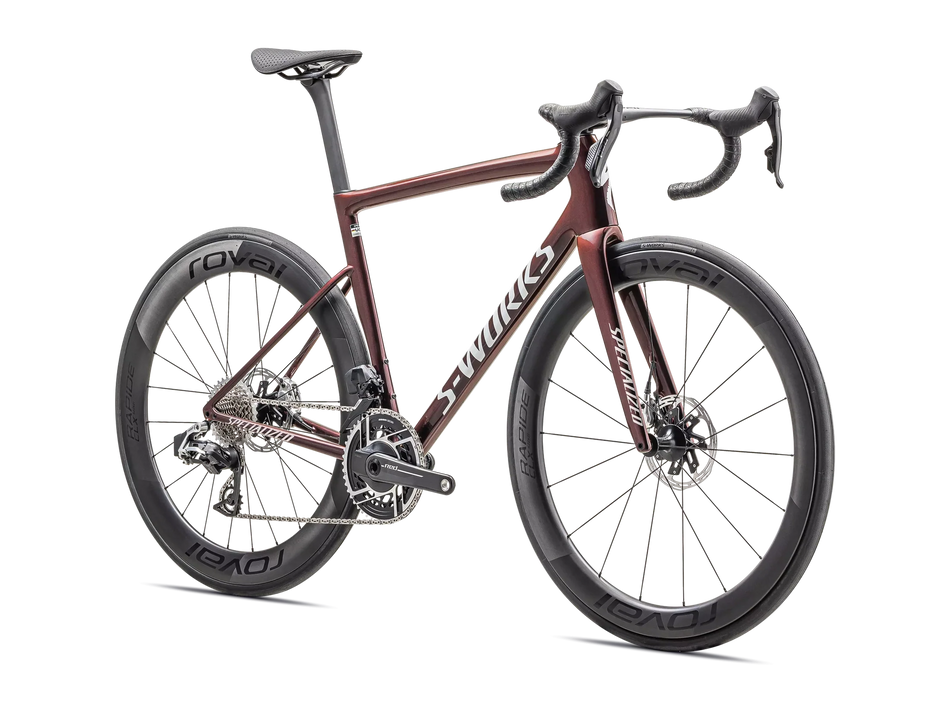 Specialized TARMAC SL8 SW ETAP Gloss Solidity / Red to Black Pearl / Metallic White Silver