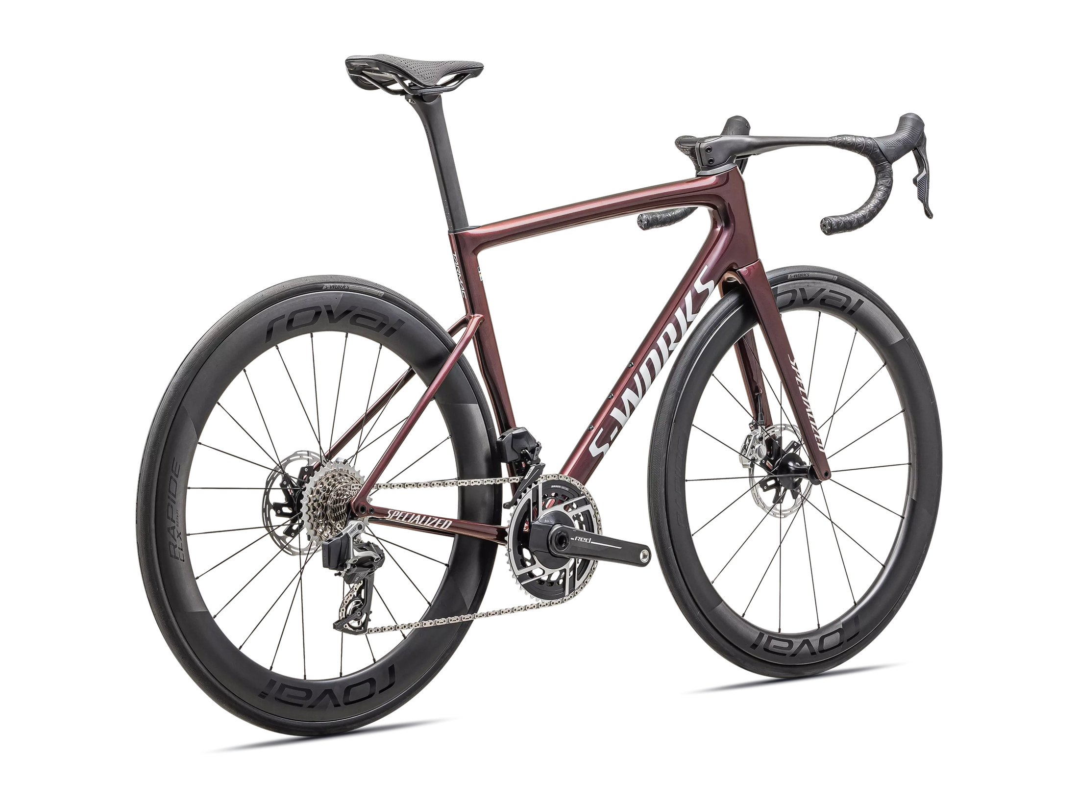 TARMAC SL8 SW ETAP Gloss Solidity / Red to Black Pearl / Metallic White Silver 54