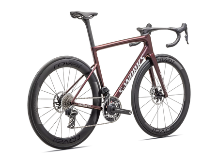 Specialized TARMAC SL8 SW ETAP Gloss Solidity / Red to Black Pearl / Metallic White Silver