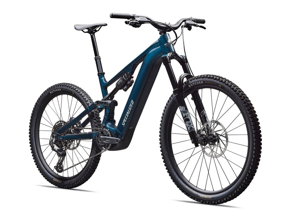 Turbo Levo 4 Comp Alloy Gloss Deep Lake Metallic / Dune White S4