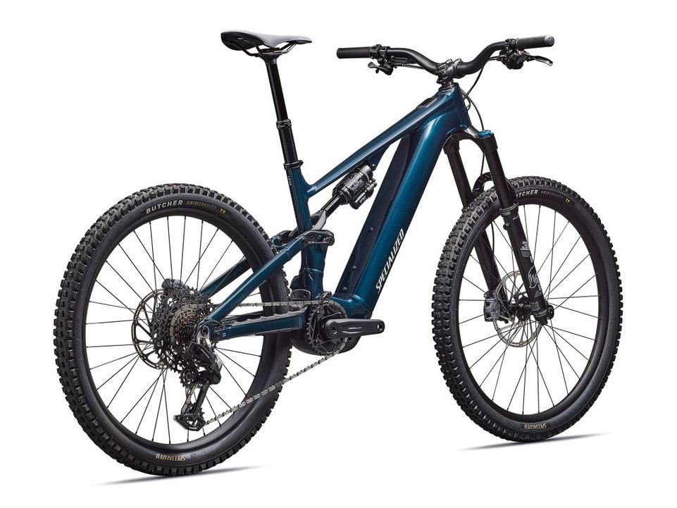 Turbo Levo 4 Comp Alloy Gloss Deep Lake Metallic / Dune White S4